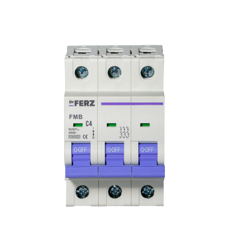 FMB-C 10kA 3P 04 х-ка C Автоматический выключатель